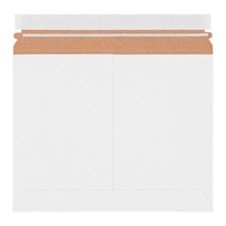 Box Packaging Stayflats Lite Utility Flat Mailers, 11-1/2"W x 9"L, White, 200/Pack RMU119W